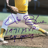 Vida Blue Signed 11x14 Photo PSA Oakland Athletics