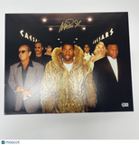 Magic Johnson Los Angeles Lakers Signed Basketball 16x20 Photo BAS