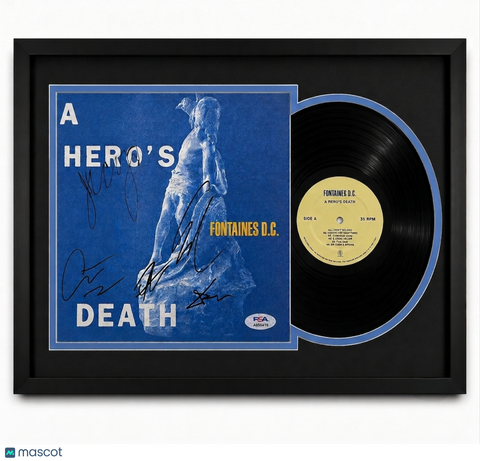 Fontaines D.C. Signed A Hero's Death Framed Vinyl PSA