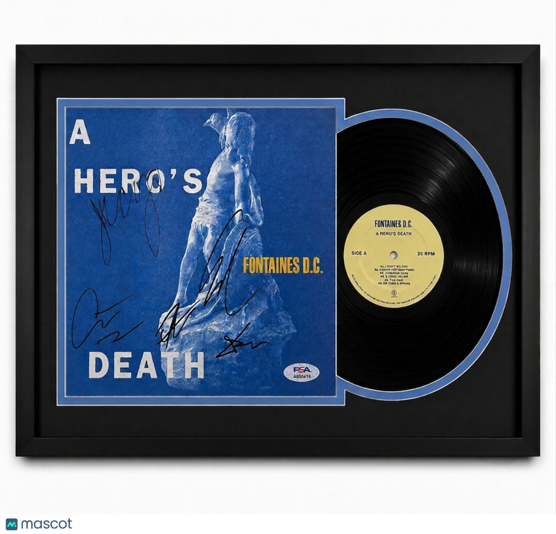 Grian Chatten,Tom Coll,Conor Curley,Conor Deegan,Carlos O'Connell Framed Vinyl