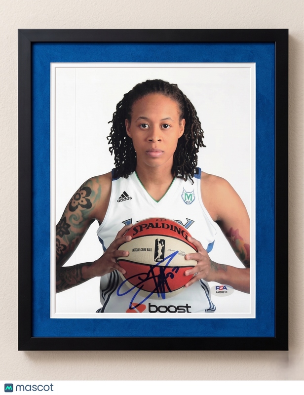 Augustus Seimone Minnesota Lynx Signed Basketball 8x10 Custom Framed Photo PSA