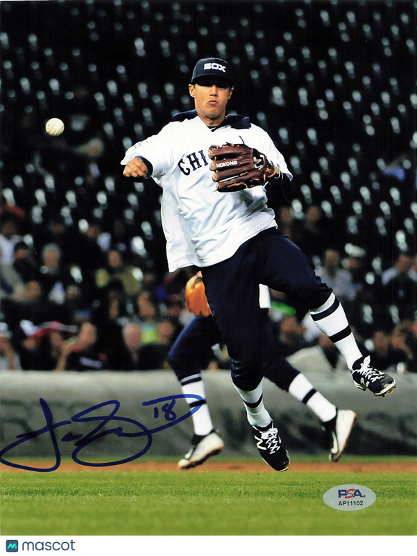 Tyler Saladino Chicago White Sox Signed 8x10 Photo PSA