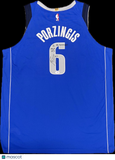 Kristaps Porzingis Signed Jersey PSA Dallas Mavericks Autographed