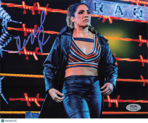 Raquel Rodriguez Signed Wrestling 8x10 Photo PSA Autographed