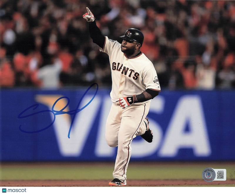 Pablo Sandoval San Francisco Giants Signed 8x10 Photo BAS