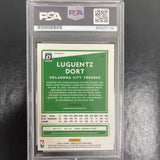 2020-21 Panini Donruss Optic #94 Luguentz Dort Pulsar Prizm signed card PSA