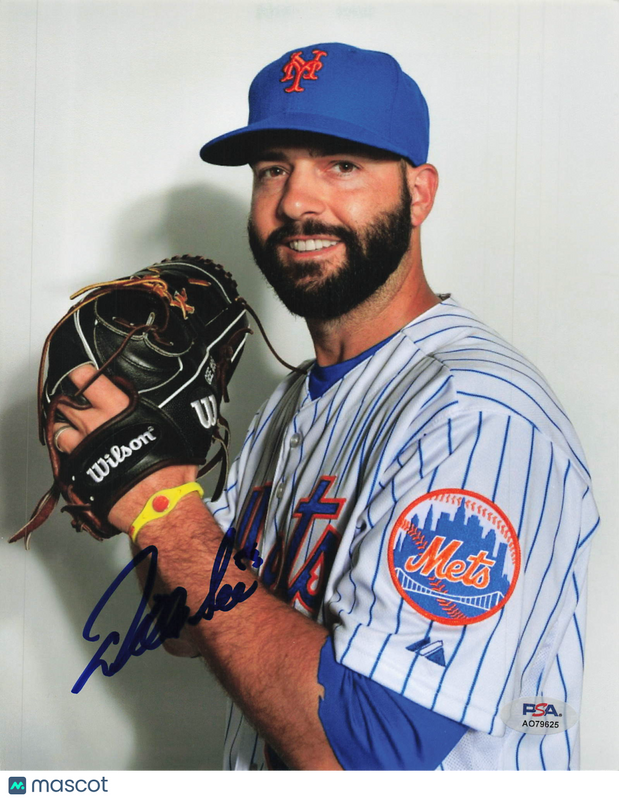 Dillon Gee New York Mets Signed 8x10 Photo PSA