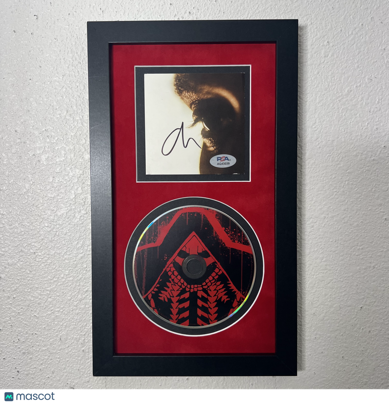 The Weeknd Signed CD Cover Framed PSA/DNA Autographed Hurry up Tomorrow