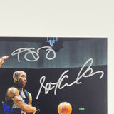 Stephon Marbury Kevin Garnett Signed 11x14 Photo BAS Timberwolves