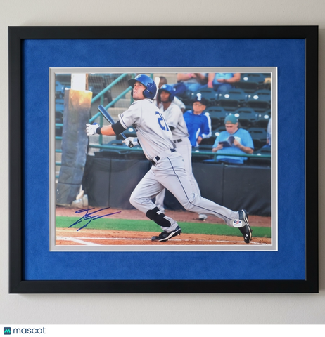 David Dahl Colorado Rockies Signed 11x14 Custom Framed Photo PSA