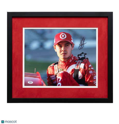 Kyle Larson Signed Racing 11x14 Custom Framed Photo PSA Autographed