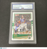 2020-21 Panini Donruss #72 Grant Williams signed card PSA Celtics