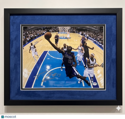 Tyreke Evans Sacramento Kings Signed Basketball 11x14 Custom Framed Photo PSA