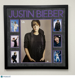 Justin Bieber Signed Custom Framed Photo PSA Autographed