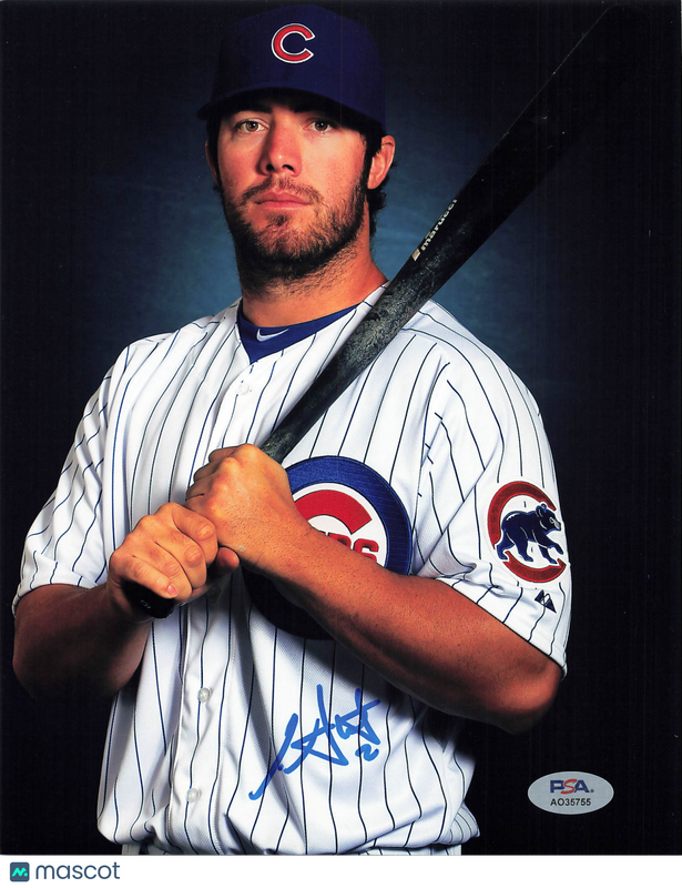 Ian Stewart Chicago Cubs Signed 8x10 Photo PSA