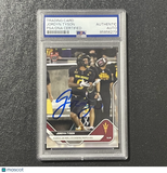 2025 Topps University Bowman Now #18 Jordyn Tyson Signed Card PSA Auto Slabbed Sun Devils