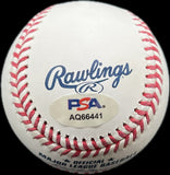 Framber Valdez Signed Baseball MLB PSA