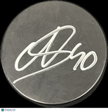 Arvid Soderblom Signed Hockey Puck PSA Chicago Blackhawks