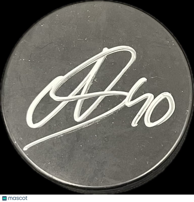 Arvid Soderblom Signed Hockey Puck PSA Chicago Blackhawks