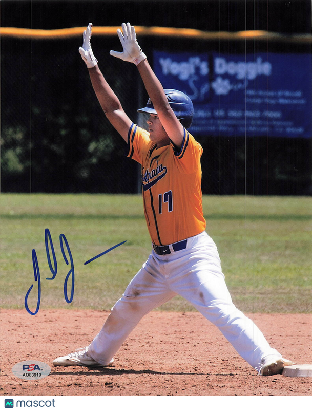 Jared Jones Pittsburgh Pirates Signed 8x10 Photo PSA