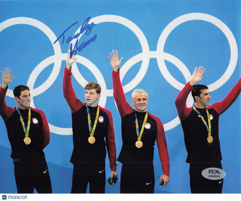 Townley Haas Signed Olympic Swimming 8x10 Photo PSA Auth