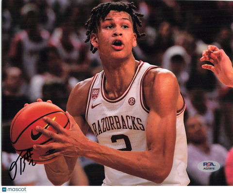 Trevon Brazile Arkansas Razorbacks Signed Basketball 8x10 Photo PSA