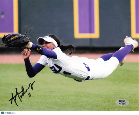 Aliyah Andrews LSU Tigers Signed 8x10 Photo PSA Auth
