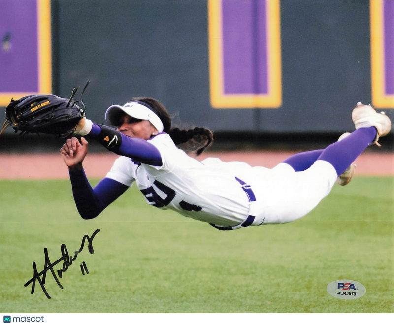 Aliyah Andrews LSU Tigers Signed 8x10 Photo PSA Auth