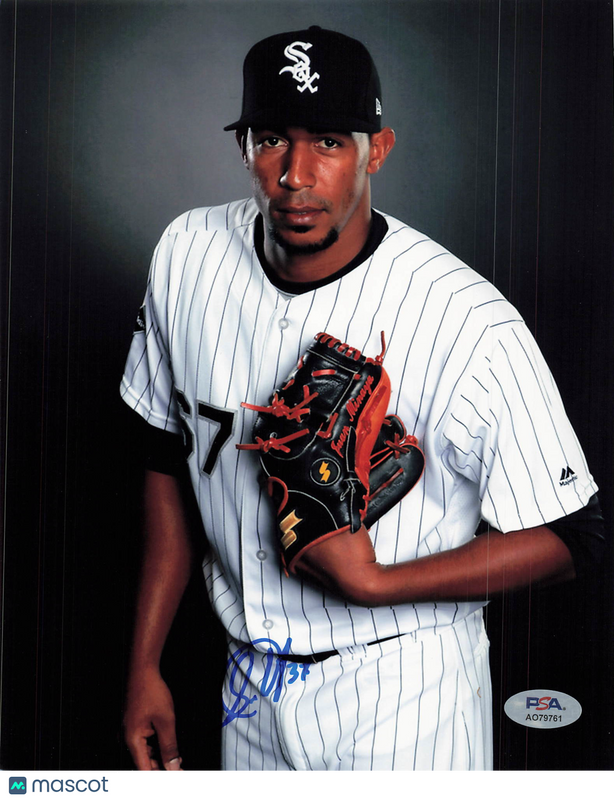 Juan Minaya Chicago White Sox Signed 8x10 Photo PSA