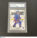 2023-24 O-Pee-Chee #431 Jacob Trouba signed card PSA Auto 10