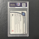 2025 Topps University Bowman Chrome #69 Drake Powell Signed Card PSA Auto Slabbed UNC