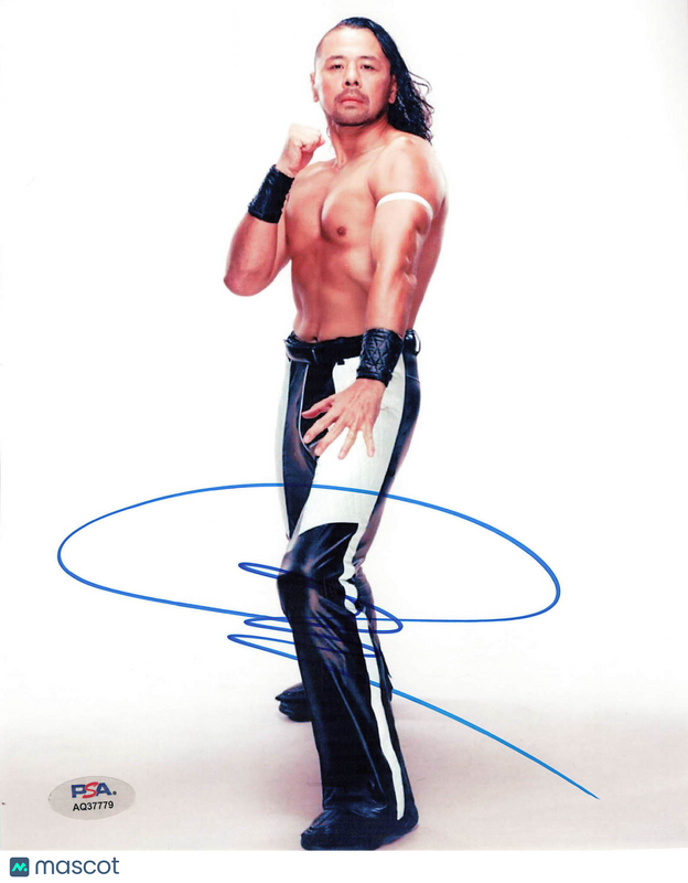 Shinsuke Nakamura Signed Wrestling 8x10 Photo PSA Autographed
