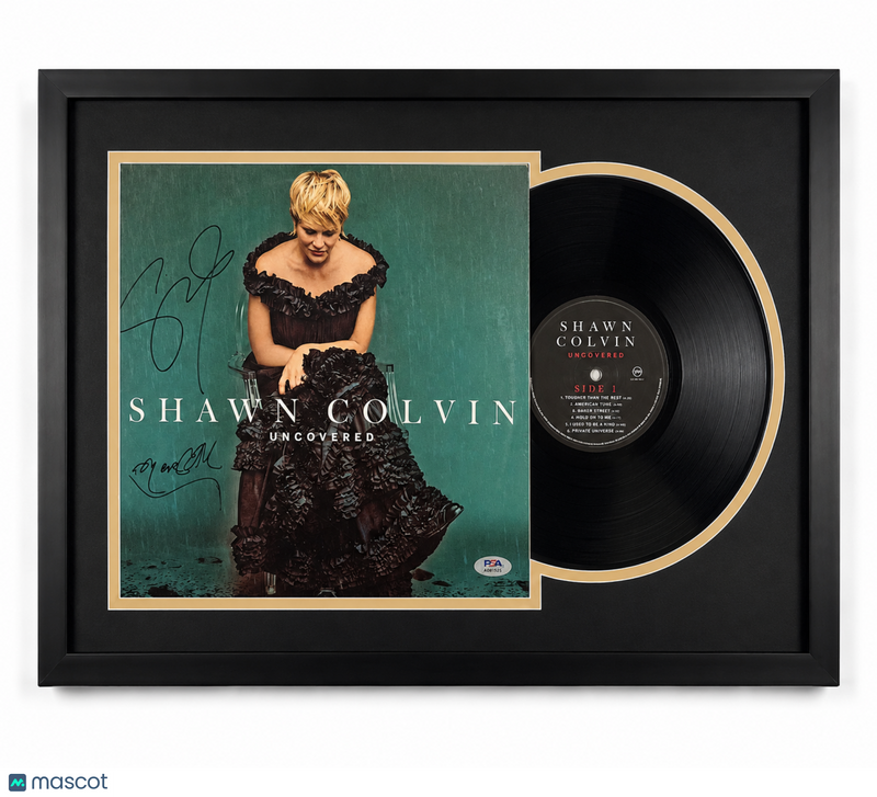 Shawn Colvin Signed Uncovered Custom Framed Vinyl Album PSA Autographed