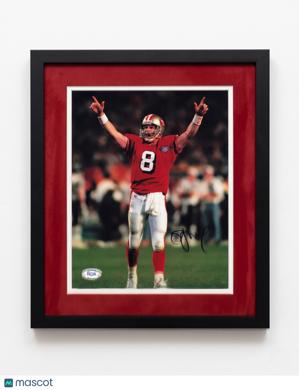 Steve Young Signed San Francisco 49ers 16x20 Custom Framed Photo PSA Autographed