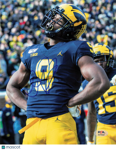 Donovan Peoples-Jones Signed Michigan Football 8x10 Photo PSA Autographed