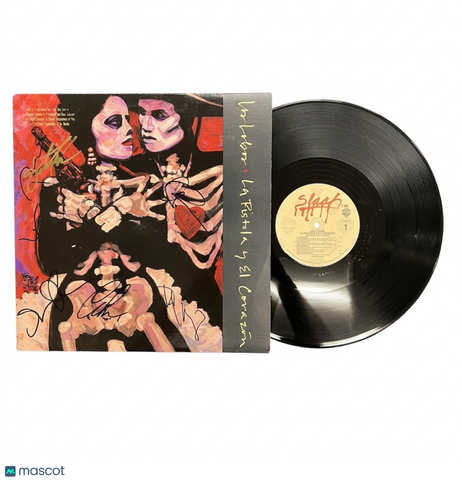 Los Lobos Signed La Pistola y El Corazón Vinyl PSA Album Autographed