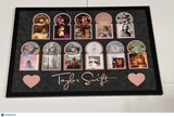 Taylor Swift "30x42"Album Collage Signed TLOAS CD Cover Framed PSA/DNA Autograph