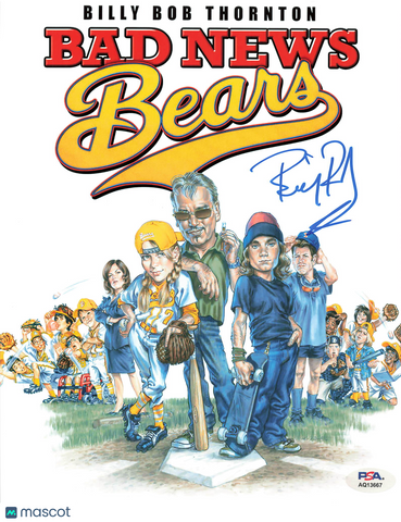Billy Bob Thornton Signed 8x10 Bad News Bears Photo PSA Autographed