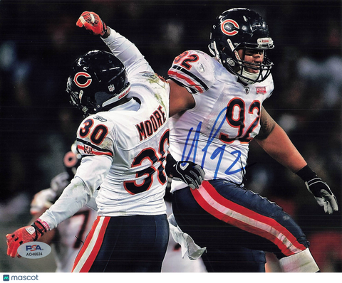 Stephen Paea Signed Chicago Bears Football 8x10 Photo PSA Autographed