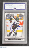 2024-25 O-Pee-Chee #383 Janis Moser Signed Card PSA Auto 10 Slabbed Lightning
