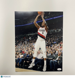Moe Harkless Portland Trail Blazers Signed Basketball 11x14 Photo BAS