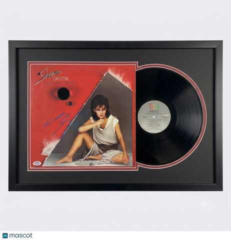 Sheena Easton Signed A Private Heaven Custom Framed Vinyl Album PSA Autographed