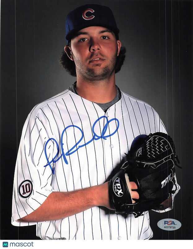 James Russell Chicago Cubs Signed 8x10 Photo PSA