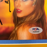 Taylor Swift Signed The Life of a Showgirl Custom Framed CD Album PSA Auto