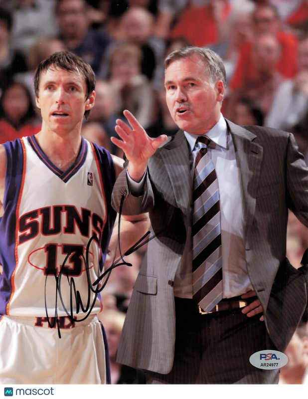 Mike D’Antoni Phoenix Suns Signed Basketball 8x10 Photo PSA