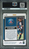 2022 Score Ligue 1 UE Swirl#145 Kylian Mbappe Signed Card PSA A Auto A