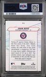 2022 Topps Pristine Pure Power #PP-6 Juan Soto signed card PSA A Auto Nationals