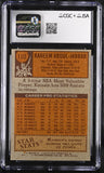 1978 Topps 2nd Team All-Star#110 Kareem Abdul-Jabbar Signed Card JSA Auto 10 CGC