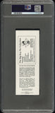 1994 Detroit Lions-Full Carroll Ny Jets HC Debut PSA 4