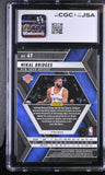 2024-25 Panini Mosaic Green#41 2/5 Mikal Bridges Signed Card CGC JSA Authentic